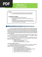 Module 6 - Risk Assurance