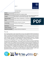 The Role: Job Title Division Department Location Grade and Salary Hours