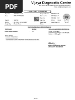 Laboratory Test Report: Mrs. J Soujanya