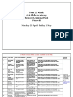 Year 10 Music Work Pack Phase II With Indian Music