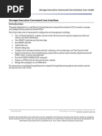 User Guide: Storage Executive Command Line Interface