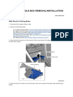 Front Console Box Removal