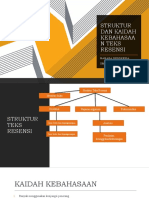 Struktur Dan Kaidah Kebahasaan Teks Resensi