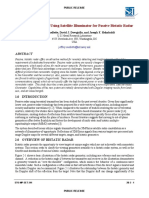 Experimental Results Using Satellite Illuminator For Passive Bistatic Radar