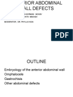 Abdominal Wall Defects Presentation