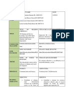 Reading Report - Comunicacion y Alfabetizacion