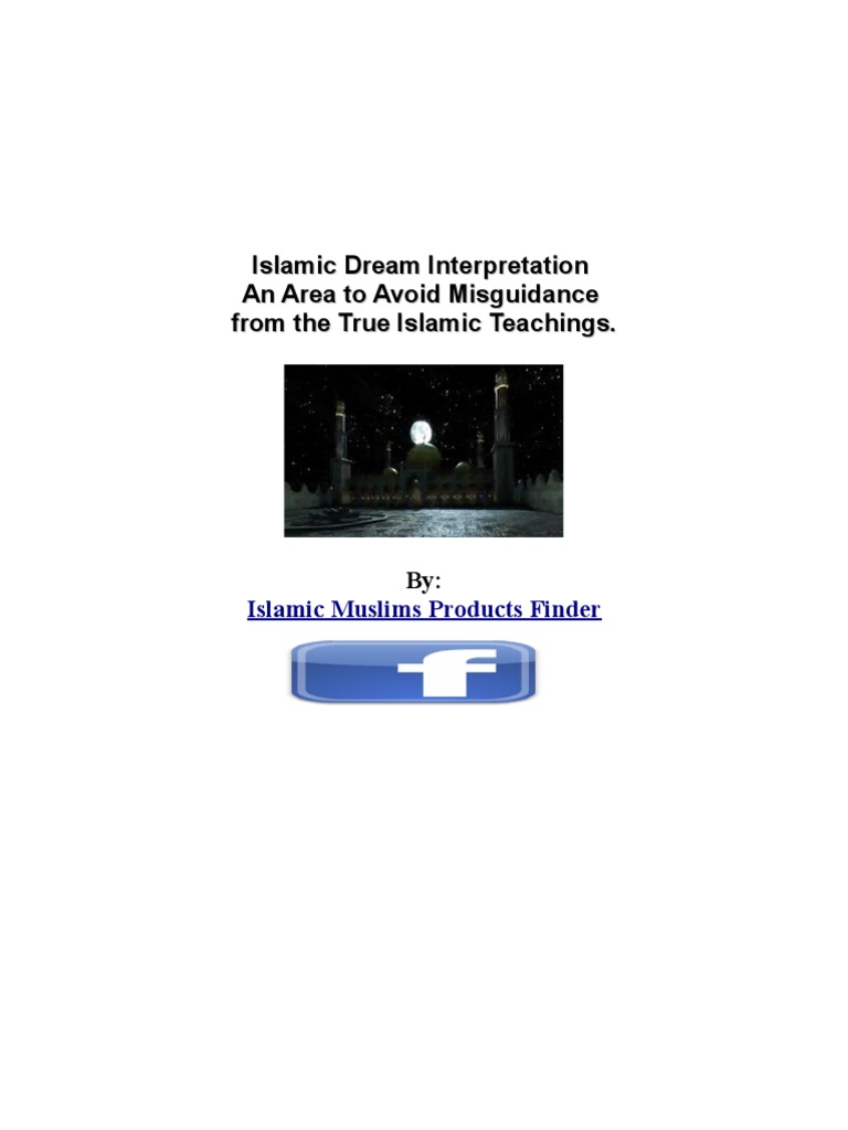 Islamic Dream Interpretation PDF Hadith Muhammad