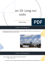 Session 19 - Long Run Costs
