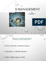Stress Management: by Gokulnath V