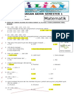 Soal UAS Matematika Kelas 2 SD Semester 1 Ganjil Dan Kunci Jawaban WWW Bimbelbrilian Com PDF Dikonversi