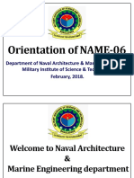 Orientation of NAME-06 Department