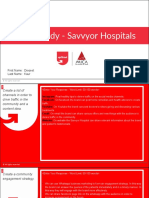 Case Study - Savvyor Hospitals: First Name: Devjeet Last Name: Kaur