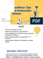 Skema Pemilihan Tipe KCKT & Uji Kesesuaian Sistem