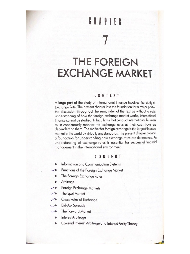 Foreign Exchange Market | PDF