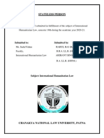 Stateless Person: Submitted To: Submitted by