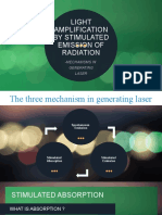 Light Amplification by Stimulated Emission of Radiation: - Mechanisms in Generating Laser