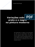 Variações Sobre o Preto e o Negro Na Pintura Moderna - Marcela Freire Rangel