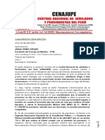 Carta CENAJUPE 040422-1 A La PCM