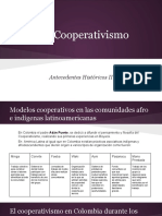 Antecedentes Cooperativismo Colombia