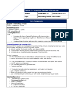 Level II - Teacher Ed Lesson Plan Template (UED Courses) : (Candidate)