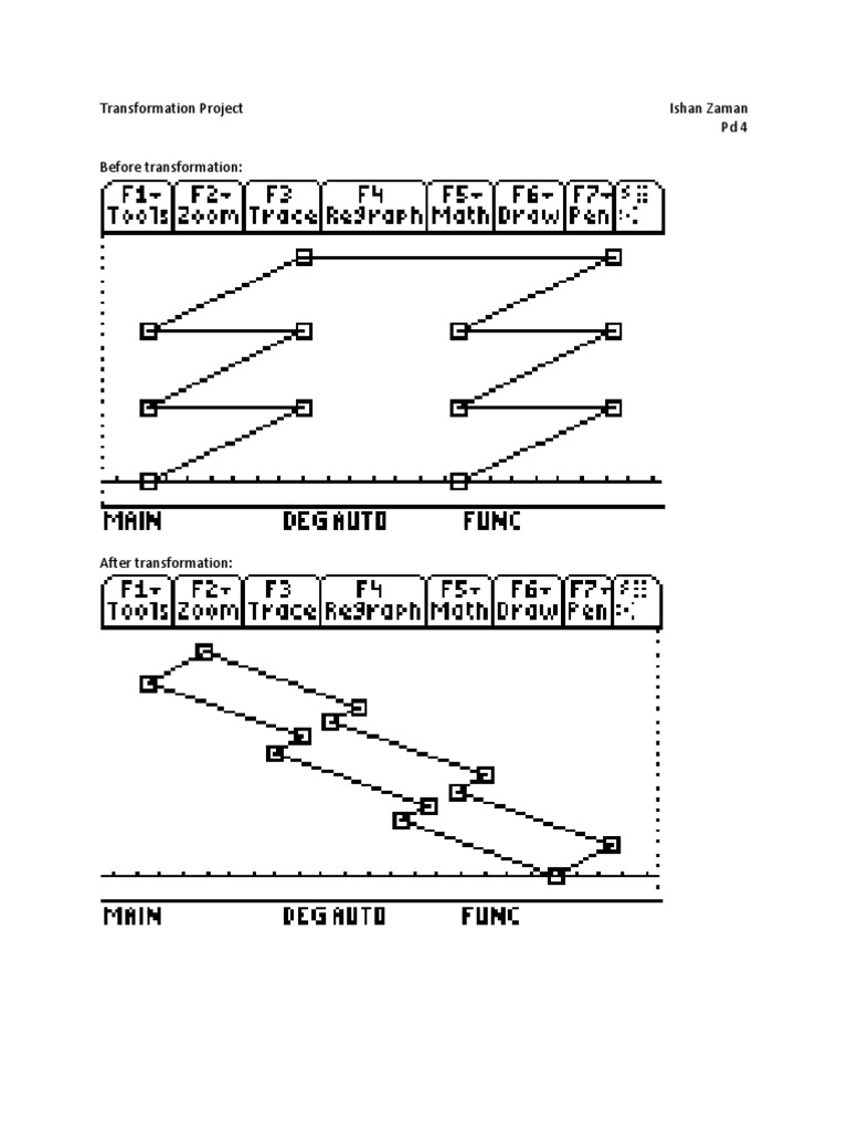 Matrix Transformations in Geometry | PDF