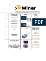 Componentes para Antminer s9 Grupo Go Miner