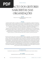 Narcisismo Nas Organizacoes LUBIT
