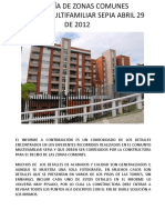 Auditoría Construcción de Zonas Comunes 1