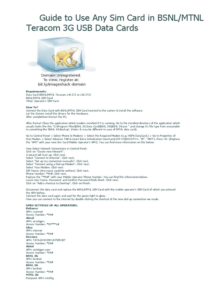Unlock Usb Modem | PDF | Mobile Technology | Modem