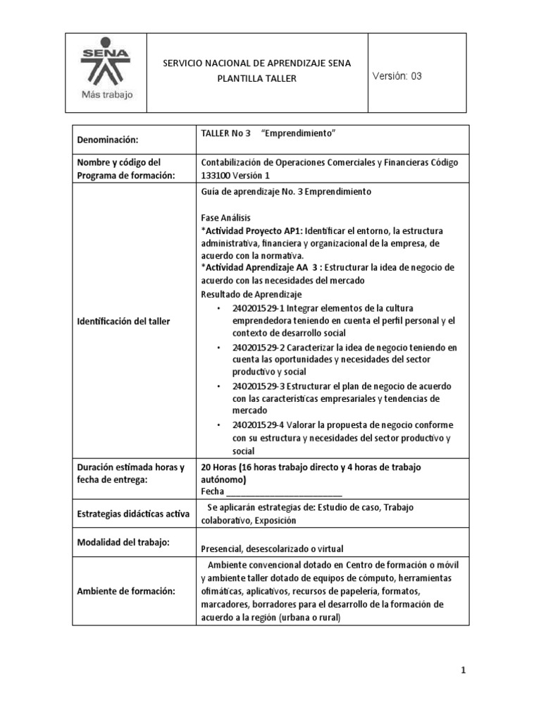 taller-del-sena-download-free-pdf-iniciativa-empresarial-economias