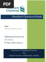 Download MIS Assignment on Standard Chartered Bank by Nayab Dahir SN57156212 doc pdf