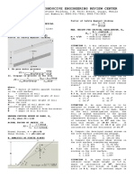 F.A.L. Conducive Engineering Review Center: Refresher Course Hydraulics and Geotechnical Engineering