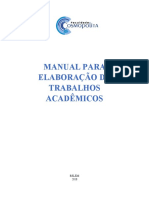 Aula 1 Manual de Elaboração de Trabalhos Acadêmicos