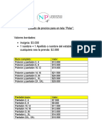 Valores Colegio Polar