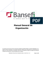 Manual Organización BANSEFI