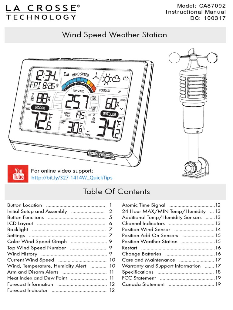 AcuRite 75077 - Wireless Weather Station