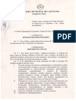 Leis - 5.827 - 1999 Codigo de Vigilancia Sanitária Capanema Pará