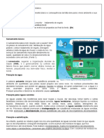 Semana 33 - Saneamento Básico, Poluição Da Água e Tratamento de Esgoto