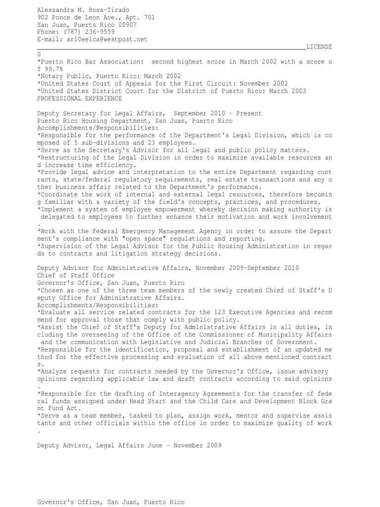 Attorney or In House Counsel Lawyer Puerto Rico Free 30day Trial