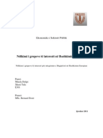 Ndikimi I Grupeve Të Interesit Për Integrimin e Shqipërisë Në Bashkimin Europian