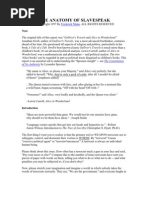 Download The Anatomy of Slave Speak by Khaliyl Yahudi-Bey SN57160255 doc pdf