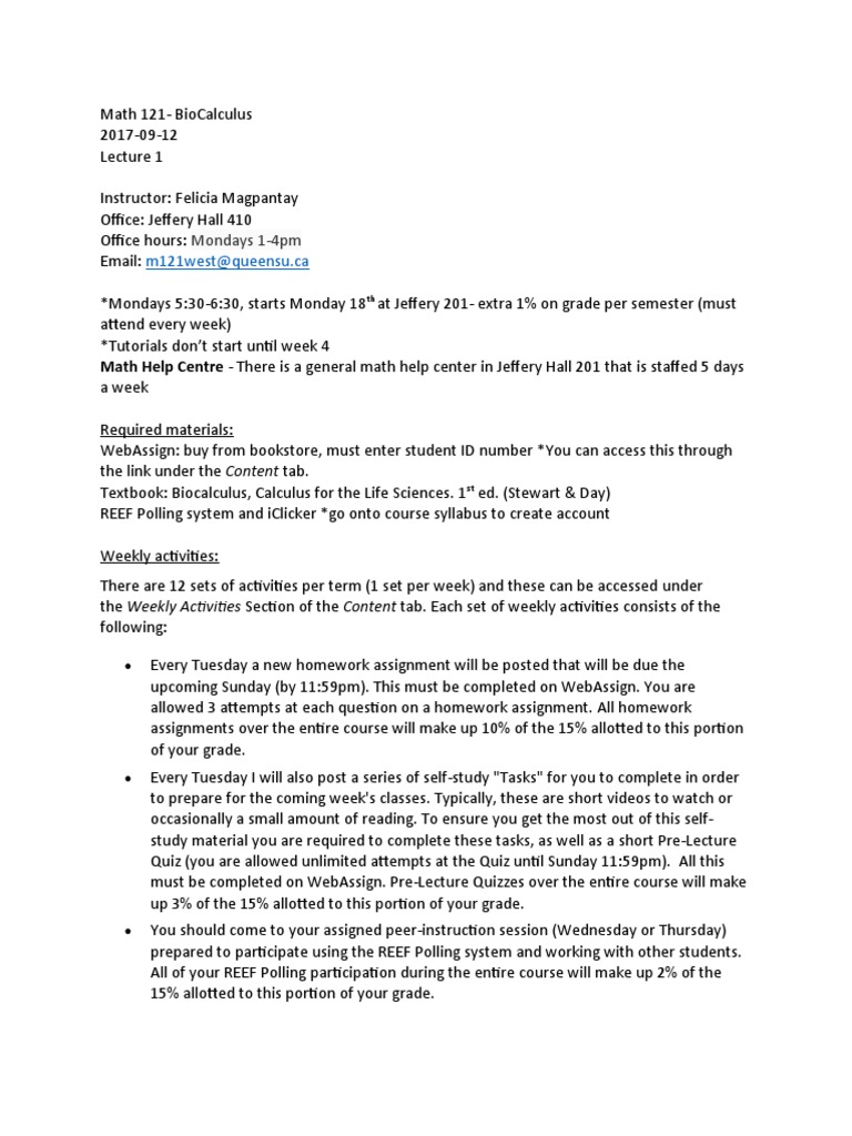 Math 121 Lecture 1 Download Free Pdf Calculus