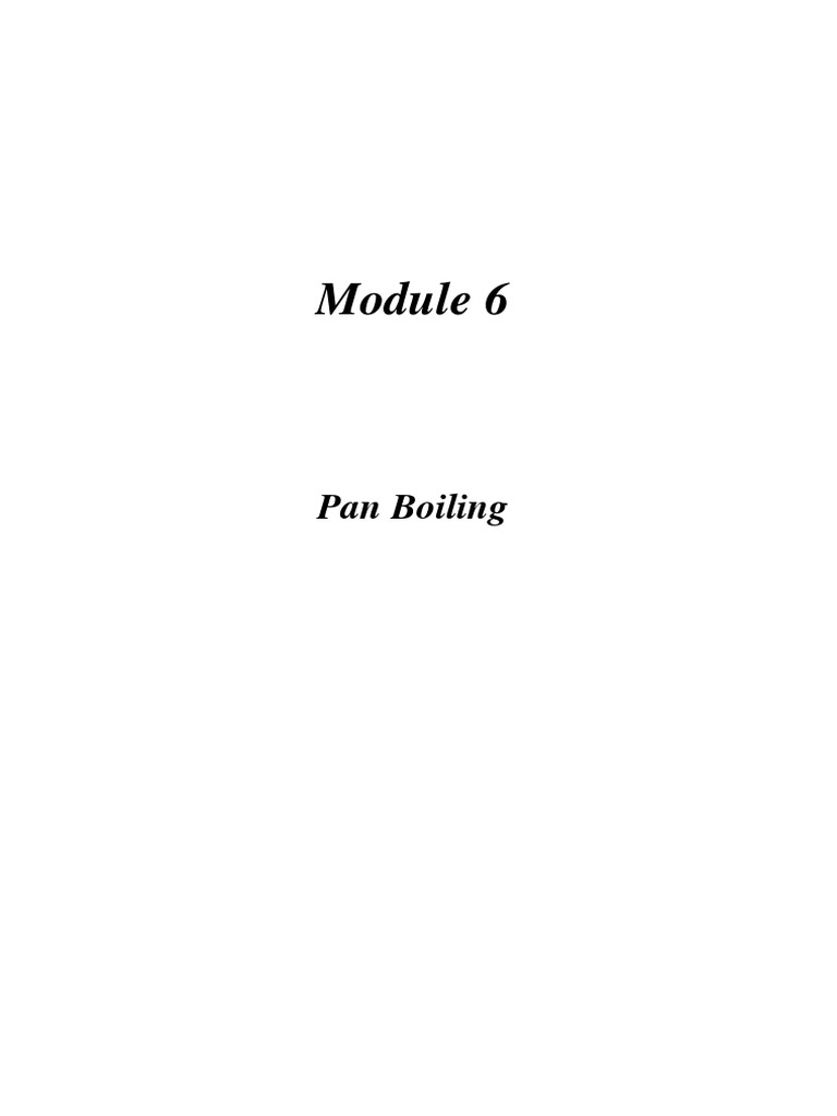 Pan Boiling PDF Crystallization Sucrose