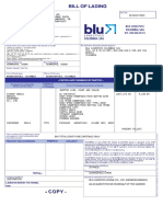 Medical equipment shipping document