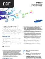 Download Samsung Manual GT-S5830 by gspatel1 SN57160830 doc pdf