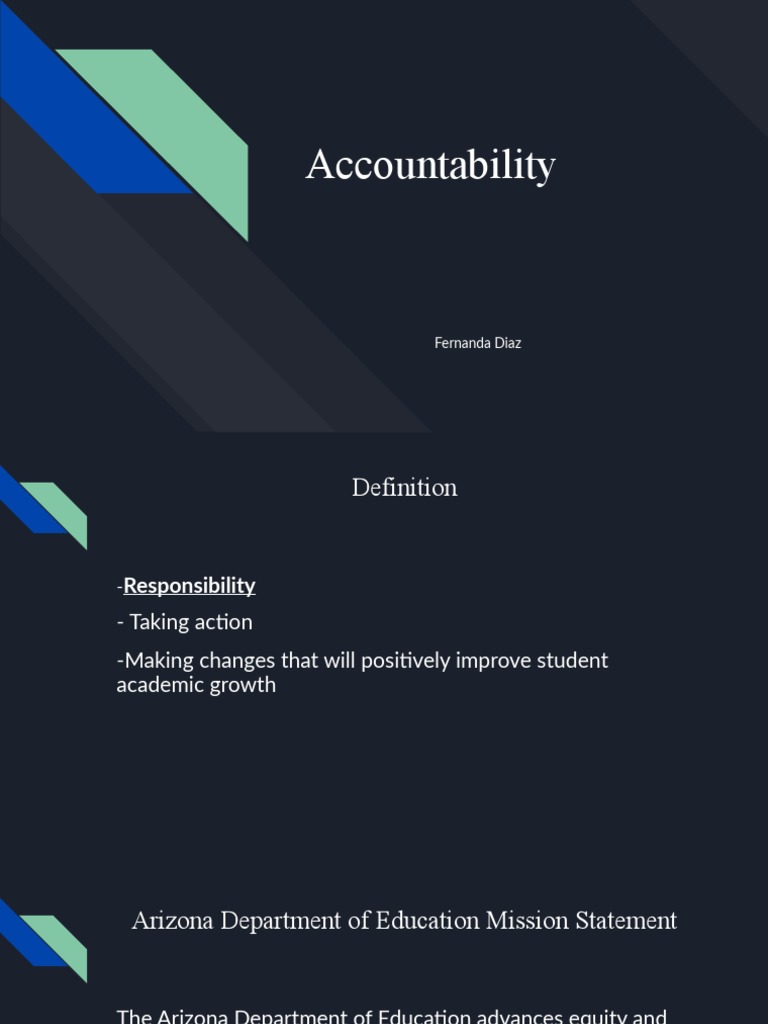 Accountability Powerpoint | PDF
