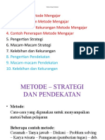 Metode, Strategi, Pendekatan