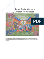 Quick Guide for Social Worker’s Handling Children for Adoption