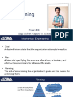 Planning: Engr. Robert Augusto G. Montales