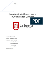 Investigación de Mercado para La Municipalidad de La Serena